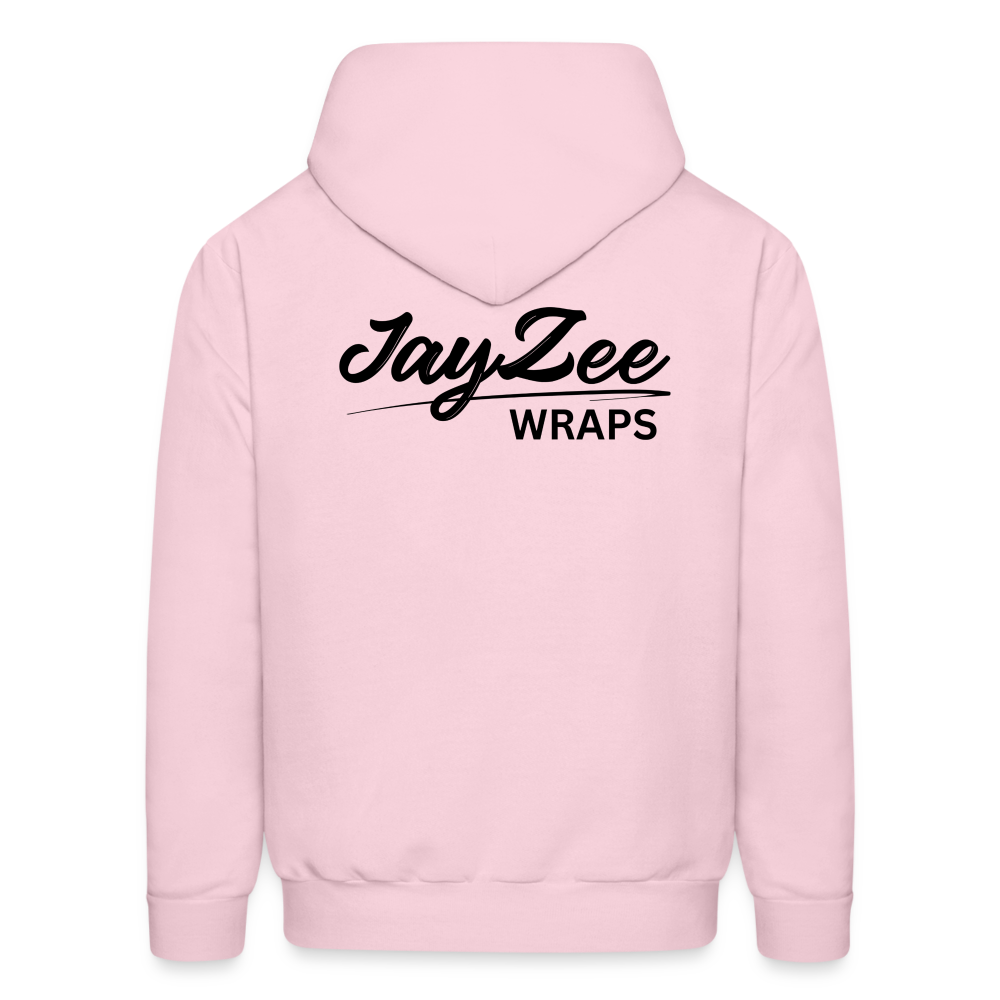 The "OG" Jayzee Wraps Hoodie - Unisex/Black Font - pale pink