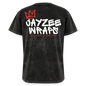 Jayzee Wraps Washed Tee UNISEX - mineral black