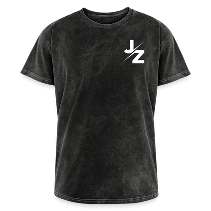 Jayzee Wraps Washed Tee UNISEX - mineral black