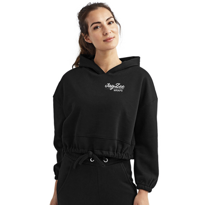 The "OG" Women’s Cropped Hoodie - black