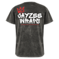 Jayzee Wraps Washed Tee UNISEX - mineral charcoal gray