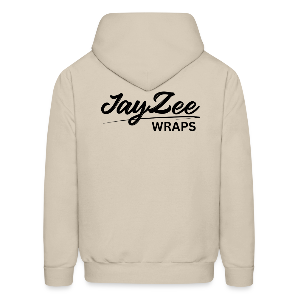 The "OG" Jayzee Wraps Hoodie - Unisex/Black Font - Sand