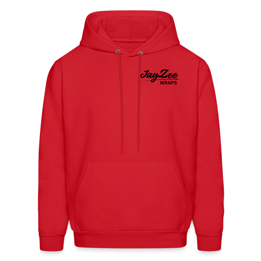 The "OG" Jayzee Wraps Hoodie - Unisex/Black Font - red