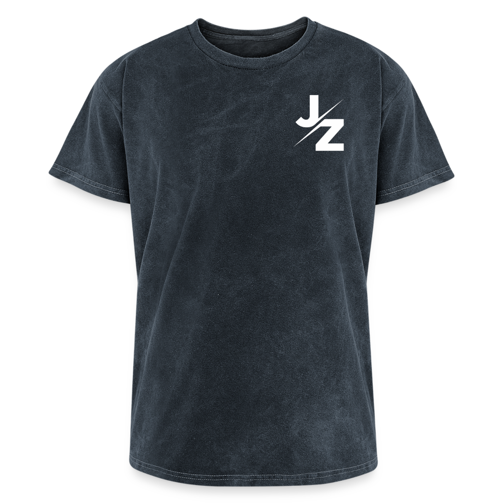 Jayzee Wraps Washed Tee UNISEX - mineral navy