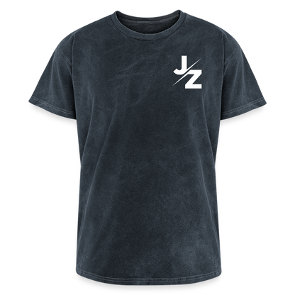 Jayzee Wraps Washed Tee UNISEX - mineral navy