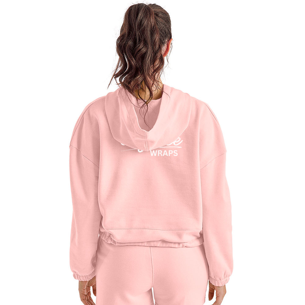 The "OG" Women’s Cropped Hoodie - light pink