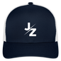 JZ Flexfit Fitted Baseball Cap - navy/white