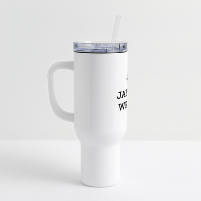 JZ 40 oz Travel Tumbler - white