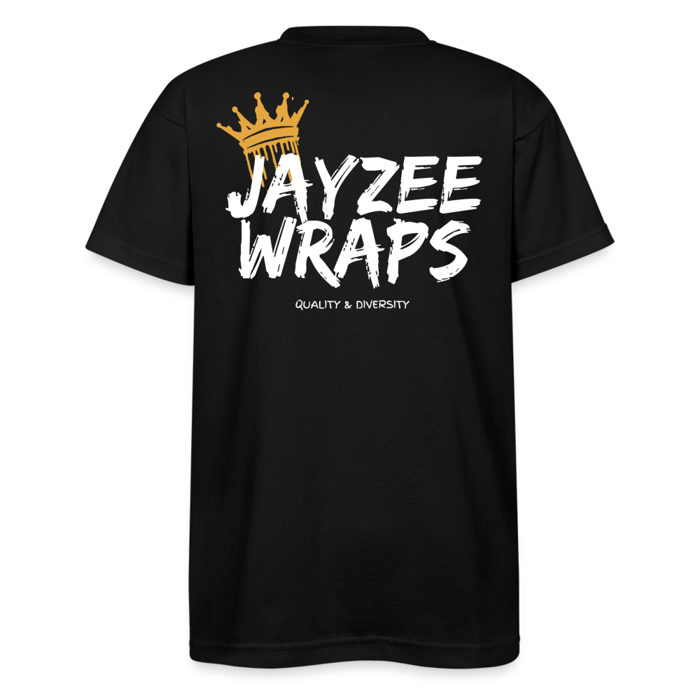 Jayzee Wraps Crown Tee - black