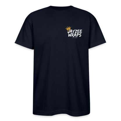 Jayzee Wraps Crown Tee - navy