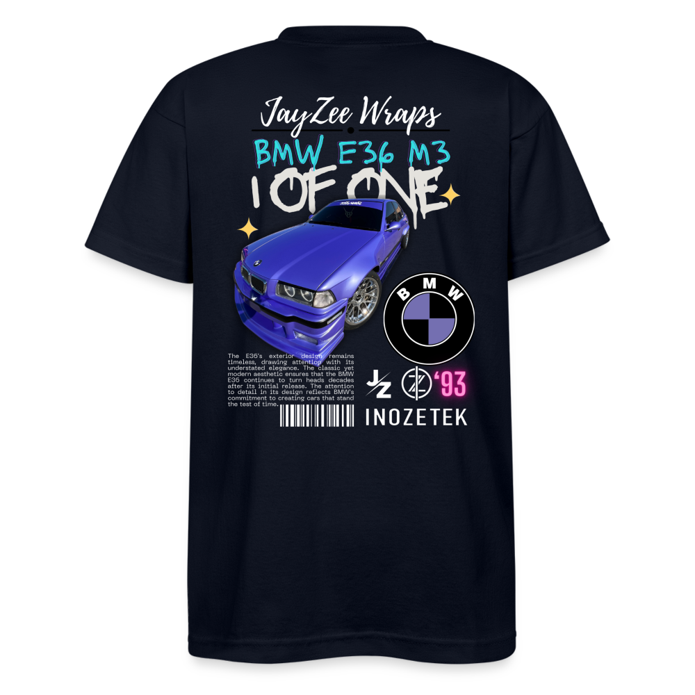 JZ 1 OF ONE TEE - BMW E36 M3 - LIMITED - navy