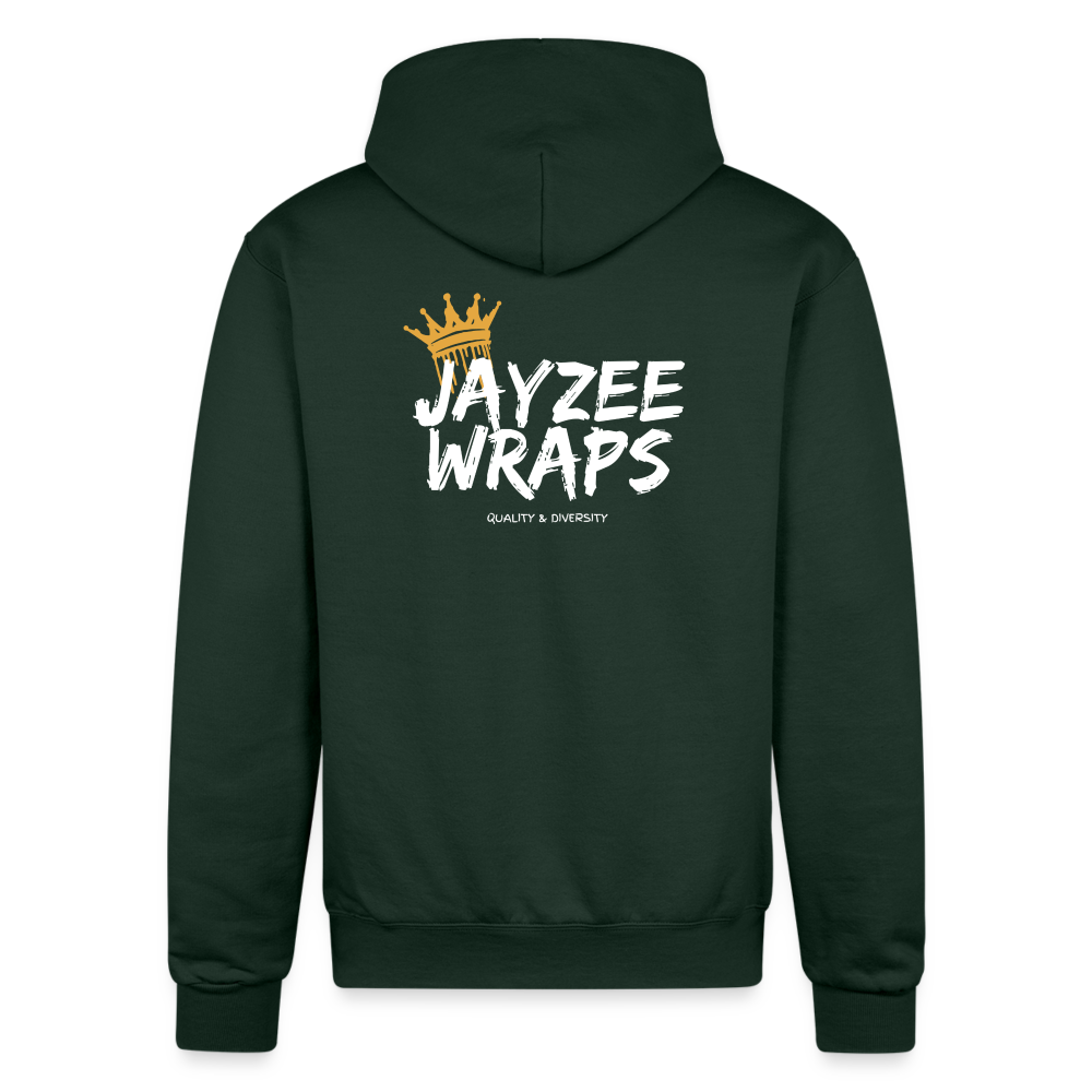 JZ Crown Hoodie Unisex - Dark Green