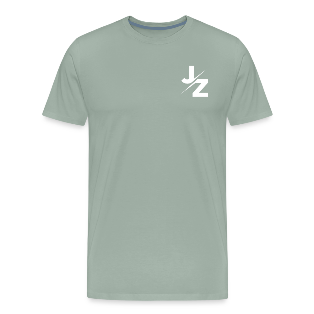 SS24 FITTED LOGO T-SHIRT (BABY PINK & PORCELAIN) - JICHOI